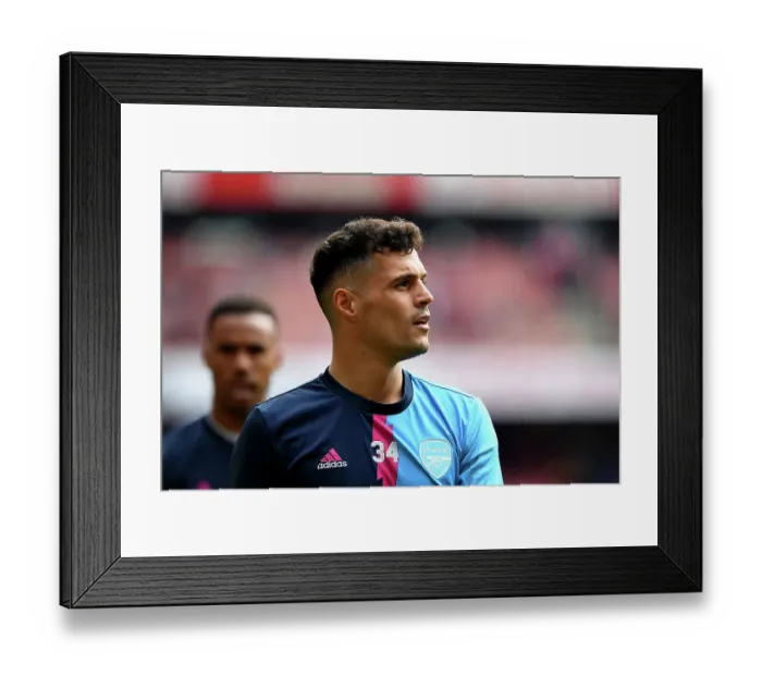 Framed Print : Arsenal's Granit Xhaka Gears Up: Arsenal FC vs Brighton & Hove Albion, Premier League 2022-23 Framed Print : Arsenal's Granit Xhaka Gears Up: Arsenal FC vs Brighton & Hove Albion, Premier League 2022-23