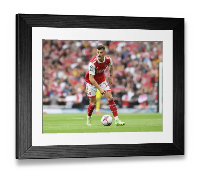 Framed Print : Granit Xhaka in Action: Arsenal vs Brighton & Hove Albion, Premier League 2022-23 Framed Print : Granit Xhaka in Action: Arsenal vs Brighton & Hove Albion, Premier League 2022-23