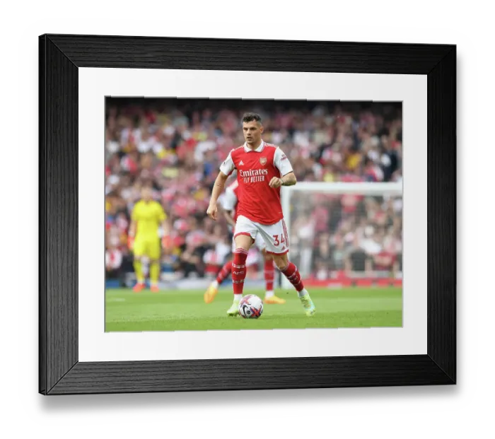 Framed Print : Granit Xhaka in Action: Arsenal's Midfield Maestro Shines Against Brighton & Hove Albion, Premier League 2022-23 Framed Print : Granit Xhaka in Action: Arsenal's Midfield Maestro Shines Against Brighton & Hove Albion, Premier League 2022-23