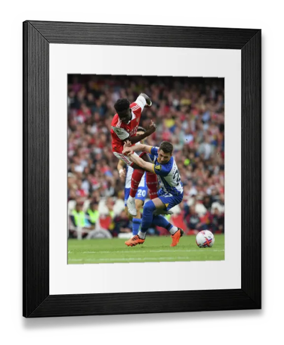 Framed Print : Arsenal vs Brighton: Bukayo Saka vs Billy Gilmour Battle in 2022-23 Premier League Clash Framed Print : Arsenal vs Brighton: Bukayo Saka vs Billy Gilmour Battle in 2022-23 Premier League Clash