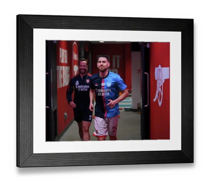 Framed Print : Arsenal's Jorginho Prepares for Arsenal v Brighton & Hove Albion, Premier League 2022-23 Framed Print : Arsenal's Jorginho Prepares for Arsenal v Brighton & Hove Albion, Premier League 2022-23