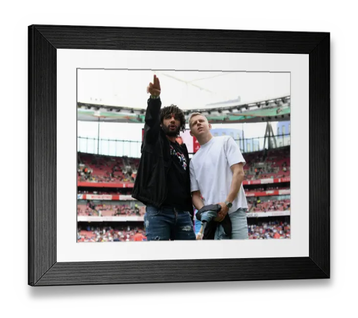 Framed Print : Arsenal's Elneny and Zinchenko Prepare for Arsenal vs. Brighton Showdown (2022-23) Framed Print : Arsenal's Elneny and Zinchenko Prepare for Arsenal vs. Brighton Showdown (2022-23)