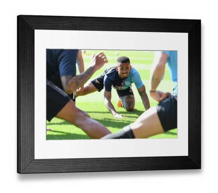 Framed Print : Gabriel Jesus Gears Up: Arsenal's Pre-Match Warm-Up vs. Nottingham Forest (May 2023) Framed Print : Gabriel Jesus Gears Up: Arsenal's Pre-Match Warm-Up vs. Nottingham Forest (May 2023)