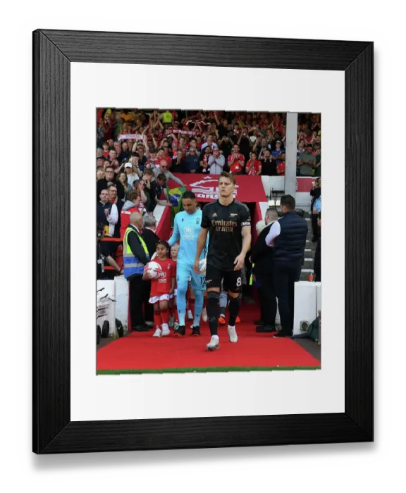Framed Print : Arsenal's Martin Odegaard Leads Team Out vs. Nottingham Forest (May 2023) Framed Print : Arsenal's Martin Odegaard Leads Team Out vs. Nottingham Forest (May 2023)