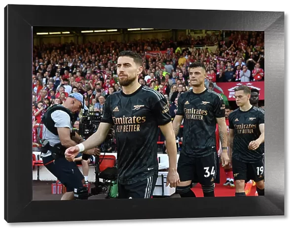 Arsenal's Jorginho Leads Team Out against Nottingham Forest in Premier League Showdown (2022-23)