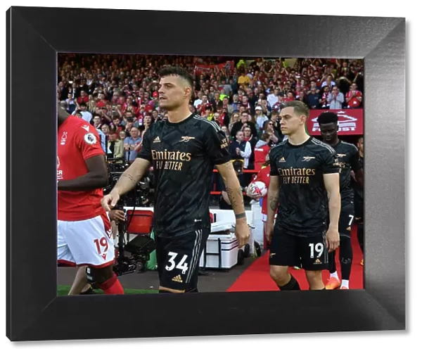 Granit Xhaka Gears Up: Nottingham Forest vs. Arsenal FC, Premier League 2022-23