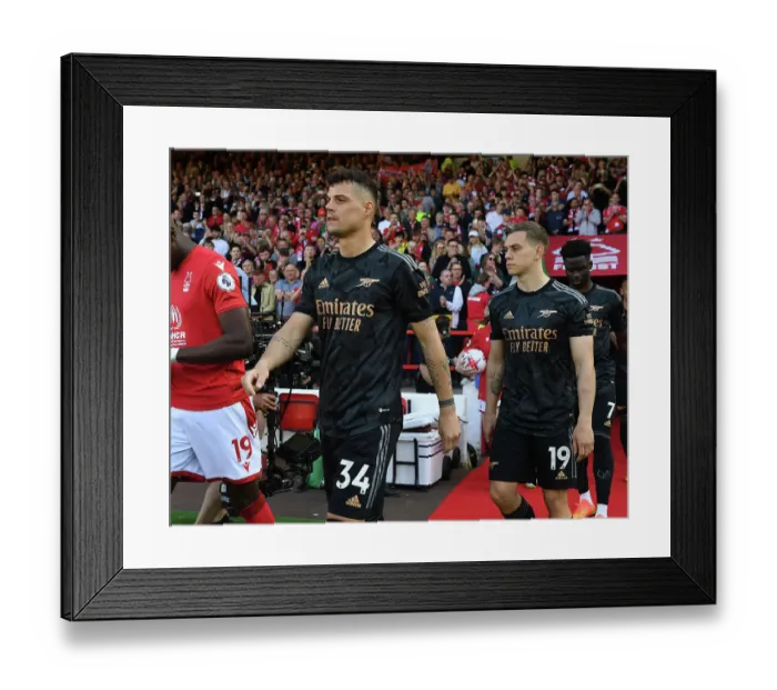 Framed Print : Granit Xhaka Gears Up: Nottingham Forest vs. Arsenal FC, Premier League 2022-23 Framed Print : Granit Xhaka Gears Up: Nottingham Forest vs. Arsenal FC, Premier League 2022-23