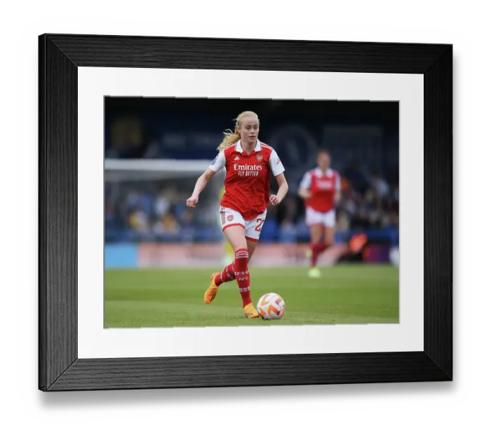 Framed Print : Arsenal vs. Chelsea: Women's Super League Battle at Kingsmeadow (2022-23) Framed Print : Arsenal vs. Chelsea: Women's Super League Battle at Kingsmeadow (2022-23)