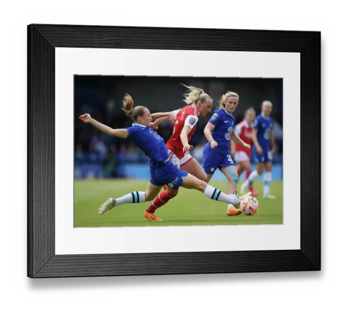 Framed Print : Clash of Titans: FA Women's Super League Showdown - Chelsea vs. Arsenal (2022-23) Framed Print : Clash of Titans: FA Women's Super League Showdown - Chelsea vs. Arsenal (2022-23)
