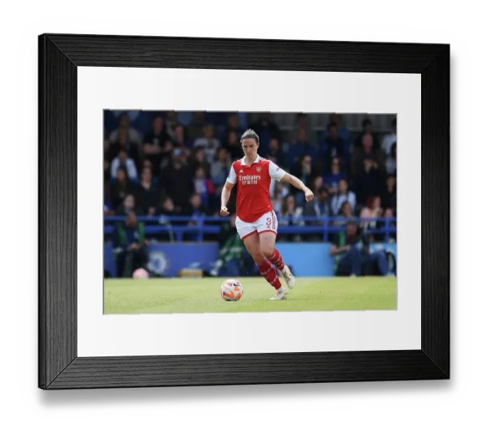 Framed Print : Arsenal's Lotte Wubben-Moy in Action against Chelsea in FA Women's Super League Clash Framed Print : Arsenal's Lotte Wubben-Moy in Action against Chelsea in FA Women's Super League Clash