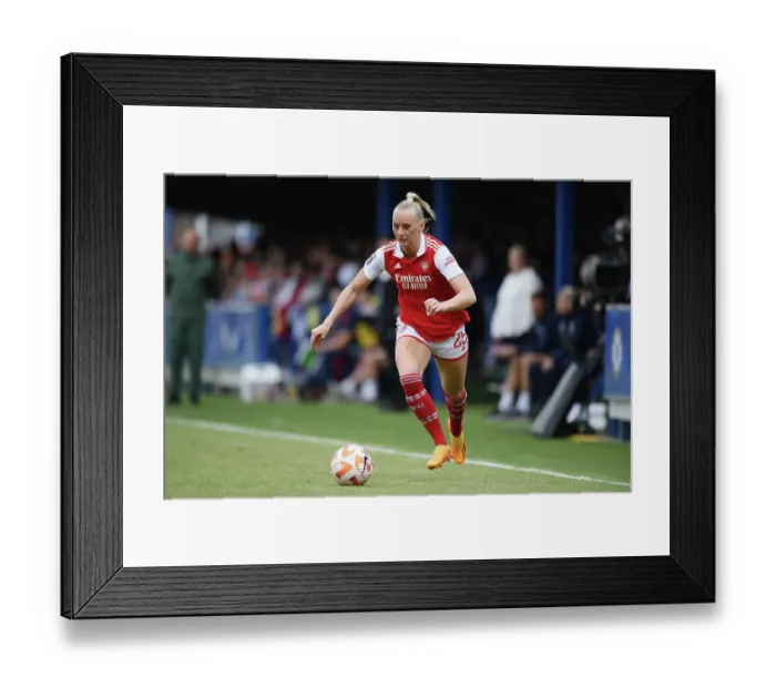 Framed Print : Stina Blackstenius Scores the Thrilling Winner for Arsenal Against Chelsea in FA Women's Super League Framed Print : Stina Blackstenius Scores the Thrilling Winner for Arsenal Against Chelsea in FA Women's Super League