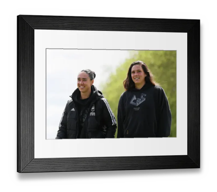 Framed Print : Arsenal and Chelsea Women Prepare for FA Super League Clash at Kingsmeadow Framed Print : Arsenal and Chelsea Women Prepare for FA Super League Clash at Kingsmeadow