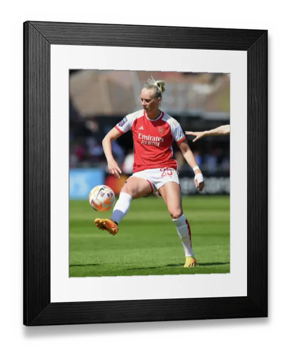 Framed Print : Arsenal's Stina Blackstenius Stars in FA Women's Super League Victory Over Aston Villa Framed Print : Arsenal's Stina Blackstenius Stars in FA Women's Super League Victory Over Aston Villa