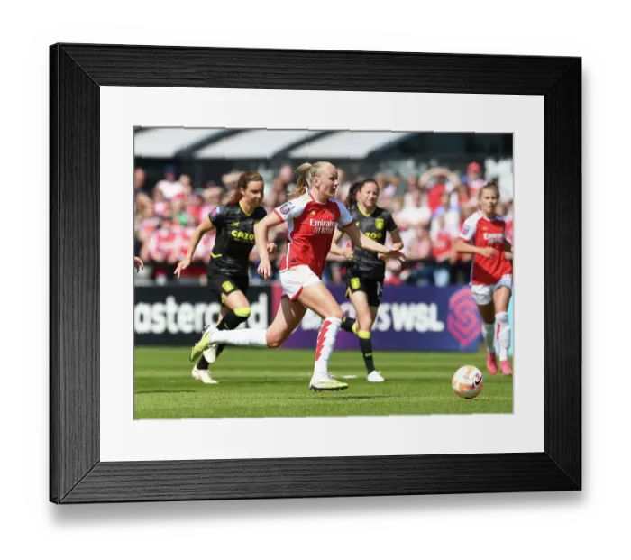 Framed Print : Arsenal Women vs Aston Villa: Frida Maanum in Action, FA Women's Super League 2022-23 Framed Print : Arsenal Women vs Aston Villa: Frida Maanum in Action, FA Women's Super League 2022-23