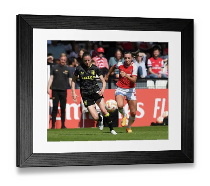 Framed Print : Arsenal Women vs. Aston Villa: Clash at Meadow Park, FA Women's Super League 2022-23 Framed Print : Arsenal Women vs. Aston Villa: Clash at Meadow Park, FA Women's Super League 2022-23
