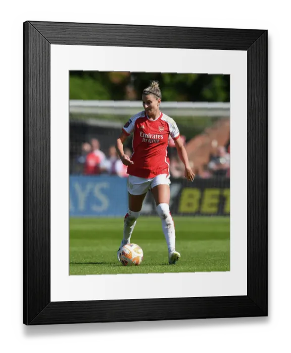 Framed Print : Arsenal Women vs. Aston Villa: FA Women's Super League Showdown at Meadow Park