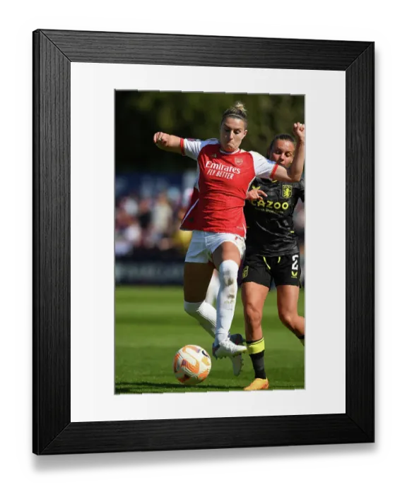 Framed Print : Arsenal vs Aston Villa: FA Women's Super League Clash at Meadow Park (2022-23) Framed Print : Arsenal vs Aston Villa: FA Women's Super League Clash at Meadow Park (2022-23)
