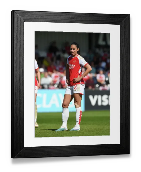 Framed Print : Arsenal's Rafaelle Souza in Action: Arsenal Women vs Aston Villa (2022-23 FA Women's Super League)