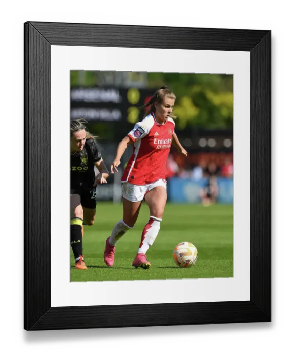 Framed Print : Arsenal's Victoria Pelova Shines in FA Women's Super League Showdown against Aston Villa Framed Print : Arsenal's Victoria Pelova Shines in FA Women's Super League Showdown against Aston Villa