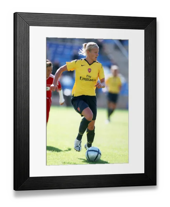 Framed Print : Arsenal's Katie Chapman Scores Six Goals Against Femina Budapest in UEFA Cup Framed Print : Arsenal's Katie Chapman Scores Six Goals Against Femina Budapest in UEFA Cup