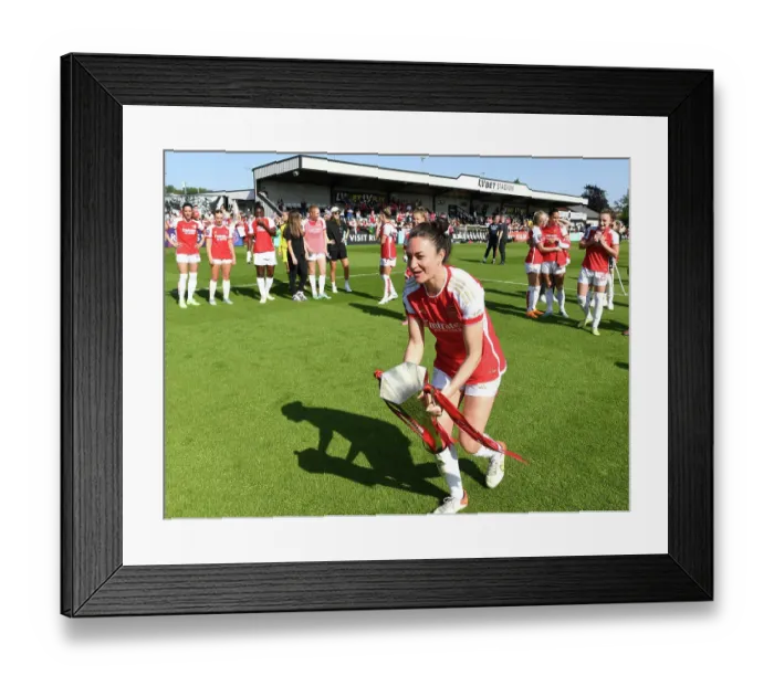 Framed Print : Arsenal Women's Team: Jodie Taylor Lifts the Conti Cup Trophy after Victory over Aston Villa Framed Print : Arsenal Women's Team: Jodie Taylor Lifts the Conti Cup Trophy after Victory over Aston Villa