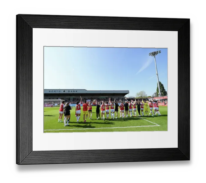Framed Print : Arsenal Women's Super League Triumph: Victory over Aston Villa Framed Print : Arsenal Women's Super League Triumph: Victory over Aston Villa