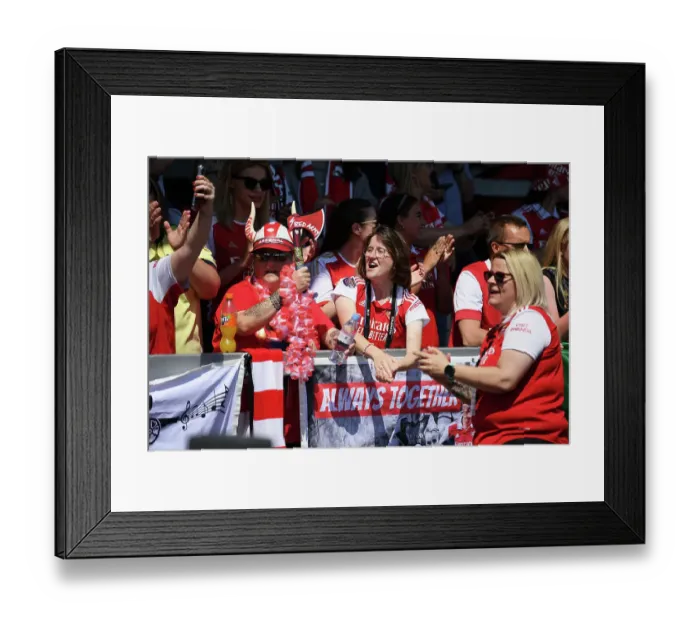Framed Print : Arsenal Women vs Aston Villa: Electric Atmosphere at Meadow Park - FA Women's Super League Showdown Framed Print : Arsenal Women vs Aston Villa: Electric Atmosphere at Meadow Park - FA Women's Super League Showdown