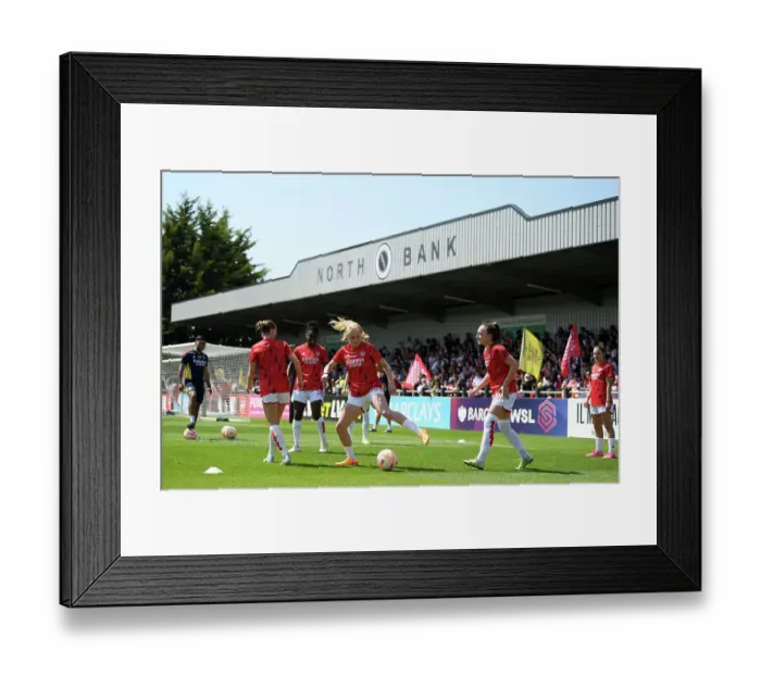 Framed Print : Arsenal Women's Squad Prepares for FA WSL Clash Against Aston Villa: Focused Training at Meadow Park Framed Print : Arsenal Women's Squad Prepares for FA WSL Clash Against Aston Villa: Focused Training at Meadow Park