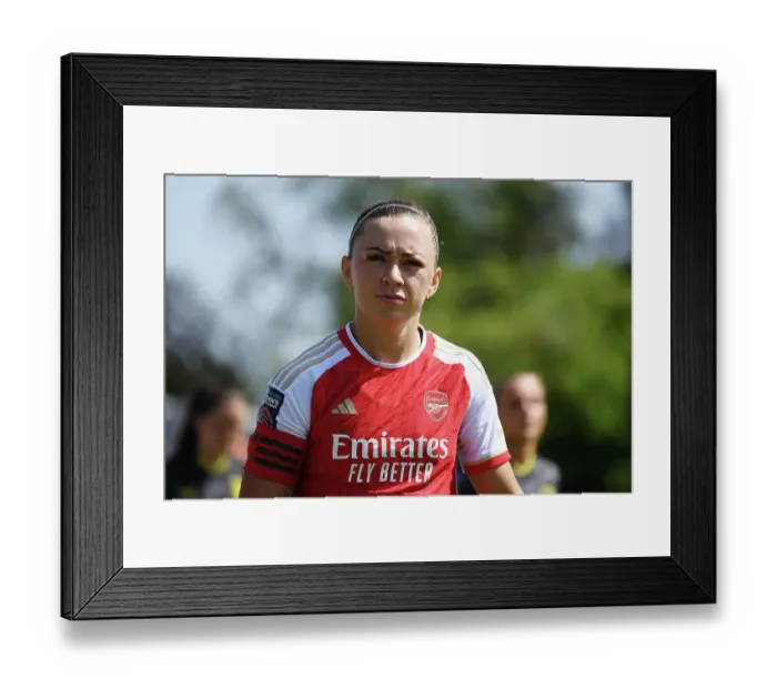 Framed Print : Arsenal Women vs Aston Villa: Katie McCabe Leads the Way in FA Women's Super League Showdown Framed Print : Arsenal Women vs Aston Villa: Katie McCabe Leads the Way in FA Women's Super League Showdown