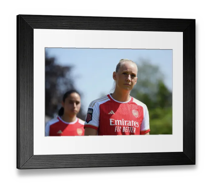 Framed Print : Stina Blackstenius Readies for FA WSL Showdown Against Aston Villa Framed Print : Stina Blackstenius Readies for FA WSL Showdown Against Aston Villa