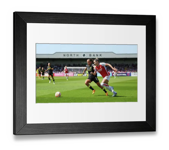 Framed Print : Intense Battle for Possession: Arsenal vs. Aston Villa in FA Women's Super League Framed Print : Intense Battle for Possession: Arsenal vs. Aston Villa in FA Women's Super League