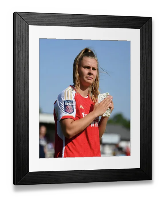 Framed Print : Arsenal Women's Historic FA Super League Victory: Triumphant Applause over Aston Villa Framed Print : Arsenal Women's Historic FA Super League Victory: Triumphant Applause over Aston Villa