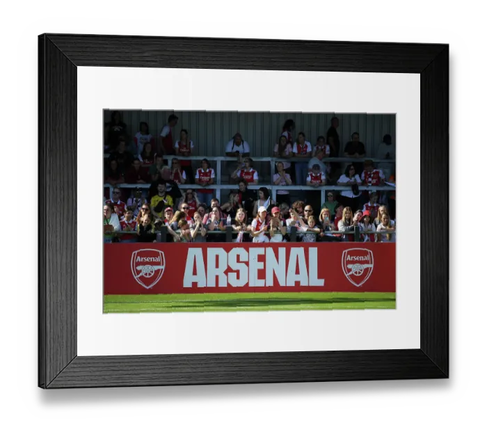 Framed Print : Arsenal Women vs. Aston Villa: FA Women's Super League Showdown at Meadow Park - A Sea of Supporters (2022-23) Framed Print : Arsenal Women vs. Aston Villa: FA Women's Super League Showdown at Meadow Park - A Sea of Supporters (2022-23)