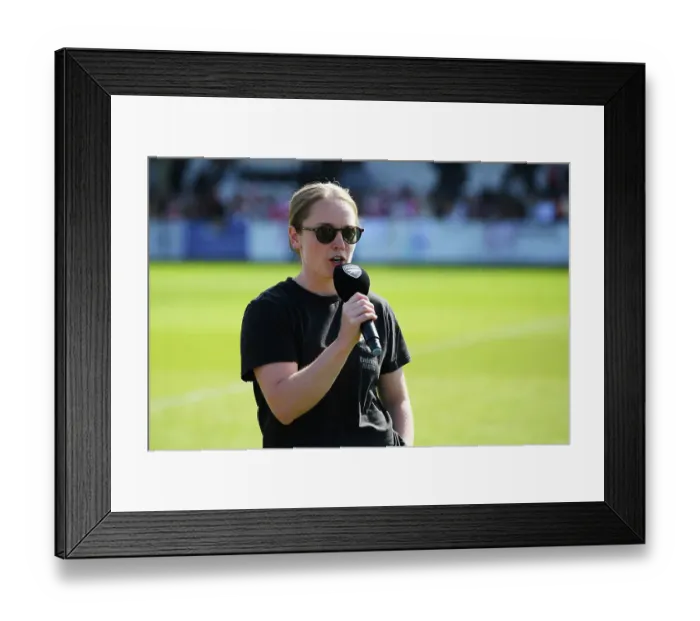 Framed Print : Intense Rivalry: Arsenal Women vs Aston Villa in FA Women's Super League Showdown at Meadow Park (2022-23)