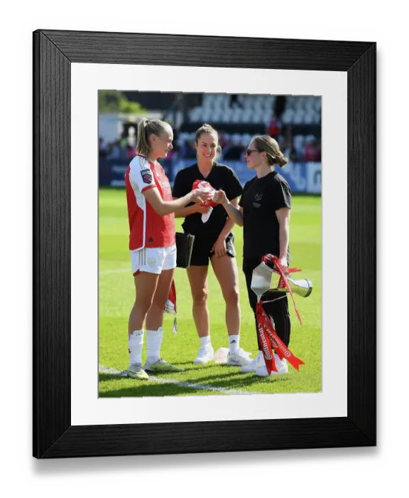 Framed Print : Arsenal's Frida Maanum Named Player of the Season in Win Against Aston Villa