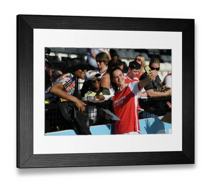 Framed Print : Arsenal Women's Victory: Freya Godfrey Celebrates with Adoring Fans Framed Print : Arsenal Women's Victory: Freya Godfrey Celebrates with Adoring Fans
