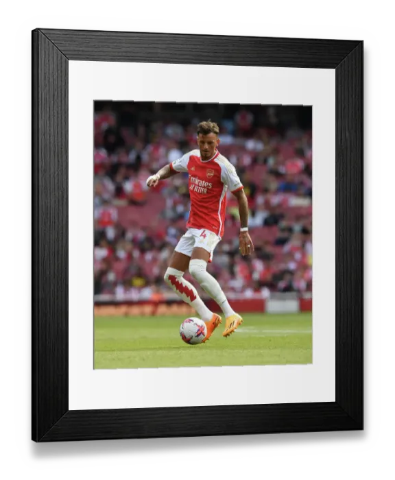 Framed Print : Arsenal's Ben White Stands Firm Against Wolverhampton Wanderers in Intense 2022-23 Premier League Showdown Framed Print : Arsenal's Ben White Stands Firm Against Wolverhampton Wanderers in Intense 2022-23 Premier League Showdown