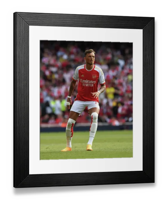 Framed Print : Ben White's Unyielding Performance: Arsenal vs. Wolverhampton Wanderers in the Intense 2022-23 Premier League Showdown Framed Print : Ben White's Unyielding Performance: Arsenal vs. Wolverhampton Wanderers in the Intense 2022-23 Premier League Showdown