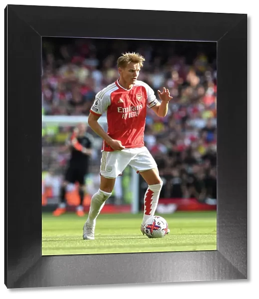 Arsenal's Martin Odegaard Shines in Premier League Clash Against Wolverhampton Wanderers (2022-23)