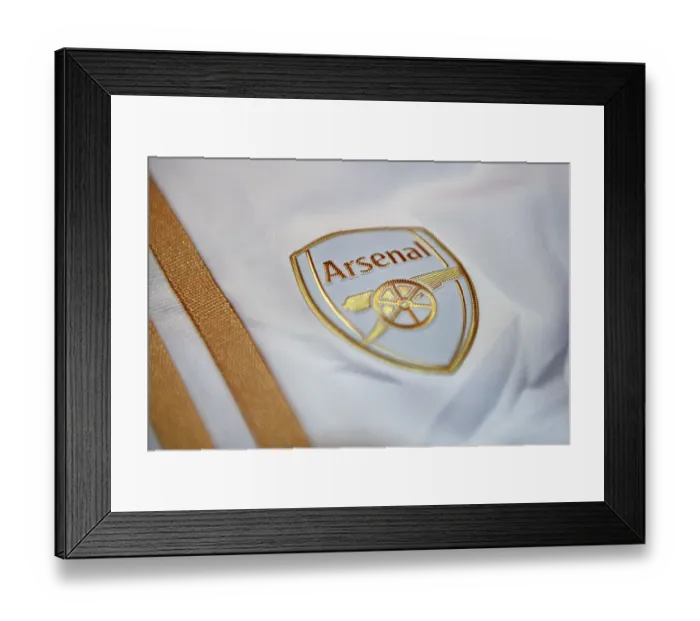 Framed Print : Detailed View of Arsenal FC Badge Ahead of Arsenal v Wolverhampton Wanderers Premier League Clash (2022-23) Framed Print : Detailed View of Arsenal FC Badge Ahead of Arsenal v Wolverhampton Wanderers Premier League Clash (2022-23)