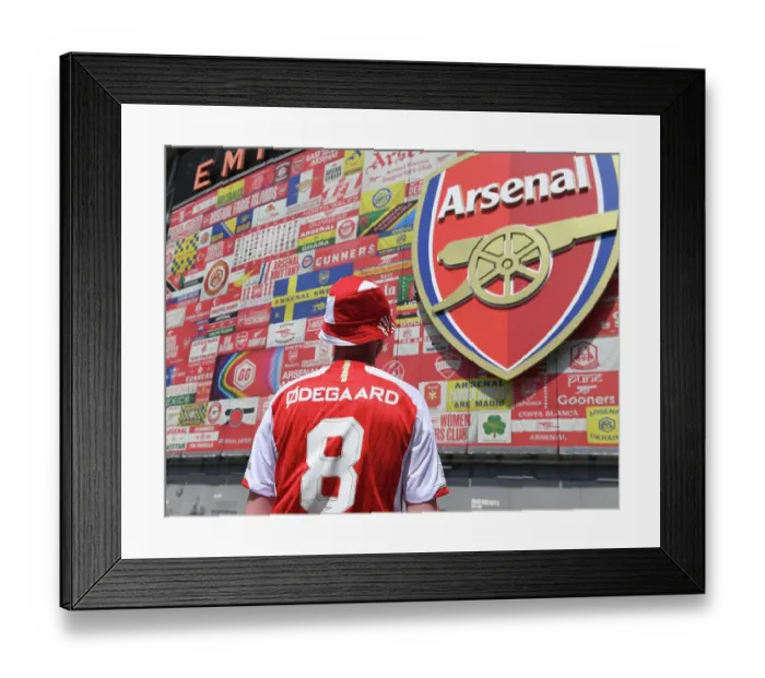 Framed Print : Thrilling Arsenal vs. Wolverhampton Wanderers Clash in the Premier League (2022-23) at Emirates Stadium