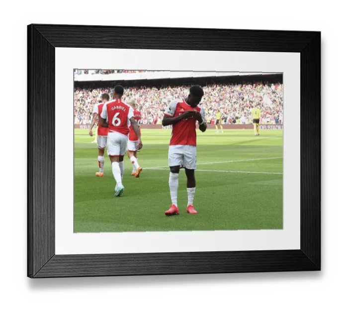 Framed Print : Saka Scores the Third: Arsenal's Victory over Wolverhampton Wanderers (2022-23) Framed Print : Saka Scores the Third: Arsenal's Victory over Wolverhampton Wanderers (2022-23)