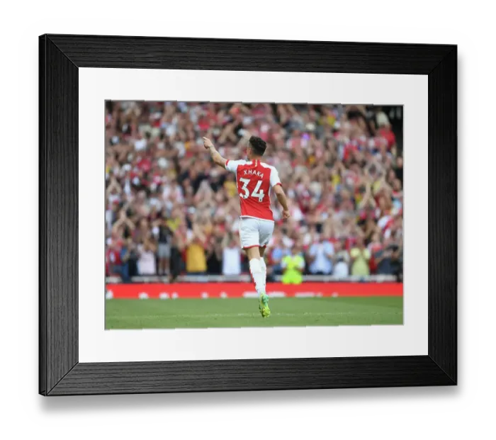 Framed Print : Arsenal's Xhaka Scores Second Goal: Arsenal FC 2-0 Wolverhampton Wanderers (Premier League 2022-23) Framed Print : Arsenal's Xhaka Scores Second Goal: Arsenal FC 2-0 Wolverhampton Wanderers (Premier League 2022-23)