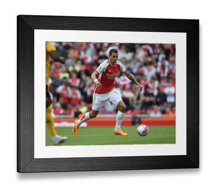 Framed Print : Arsenal's Jakub Kiwior Faces Wolverhampton Wanderers in 2022-23 Premier League Clash Framed Print : Arsenal's Jakub Kiwior Faces Wolverhampton Wanderers in 2022-23 Premier League Clash