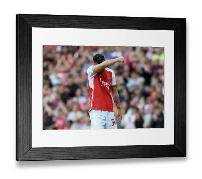 Framed Print : Granit Xhaka's Emotional Substitution: Arsenal FC vs. Wolverhampton Wanderers, Premier League 2022-23 Framed Print : Granit Xhaka's Emotional Substitution: Arsenal FC vs. Wolverhampton Wanderers, Premier League 2022-23