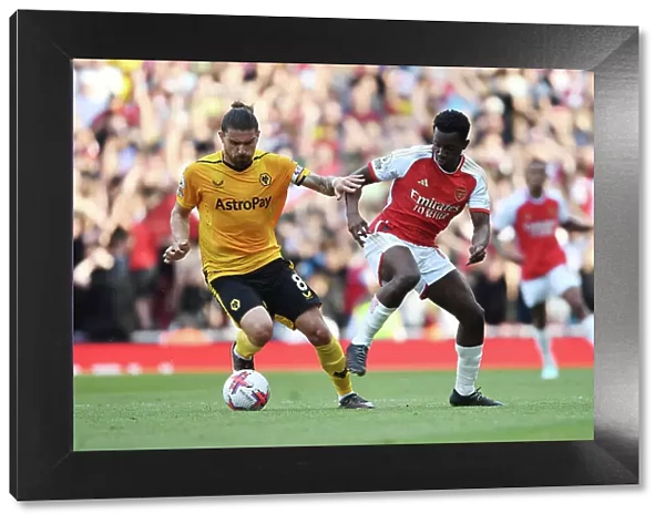 Intense Rivalry: Neves vs. Nketiah - Arsenal vs. Wolverhampton Wanderers (2022-23)