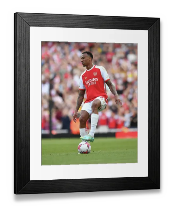 Framed Print : Arsenal's Gabriel Clashes with Wolverhampton Wanderers in Premier League Battle (2022-23) Framed Print : Arsenal's Gabriel Clashes with Wolverhampton Wanderers in Premier League Battle (2022-23)