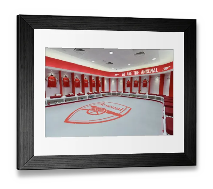 Framed Print : Arsenal Dressing Room: Pre-Match Moments vs. Wolverhampton Wanderers (2022-23) Framed Print : Arsenal Dressing Room: Pre-Match Moments vs. Wolverhampton Wanderers (2022-23)