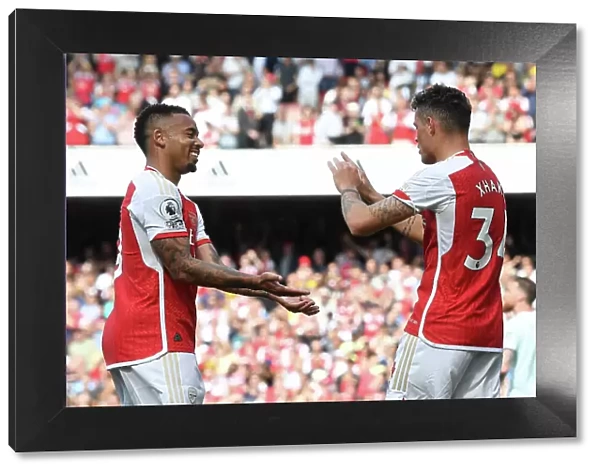 Xhaka Stunner: Arsenal's First Goal in Premier League Victory Over Wolverhampton Wanderers (2022-23)