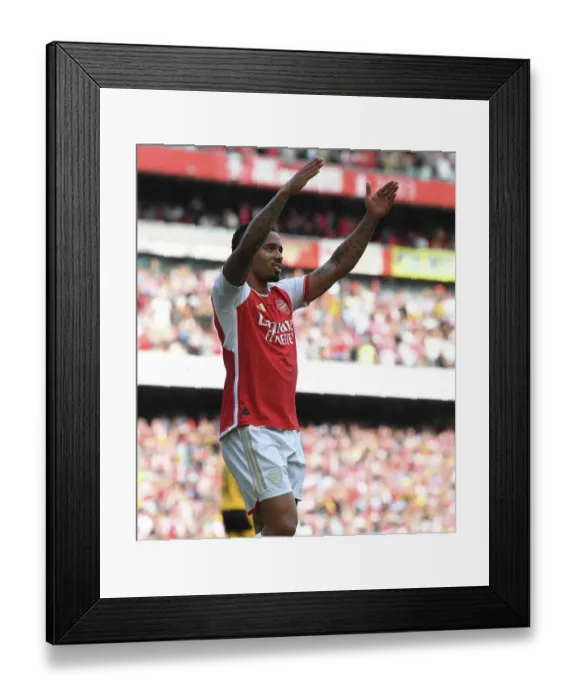 Framed Print : Gabriel Jesus Scores His Fourth: Arsenal's Thrilling Victory over Wolverhampton Wanderers (2022-23) Framed Print : Gabriel Jesus Scores His Fourth: Arsenal's Thrilling Victory over Wolverhampton Wanderers (2022-23)